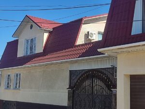 Крыша "Кукушка" покрытая металлочерепицей. Джанкой
