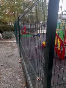 3Д забор, ограждение детской площадки